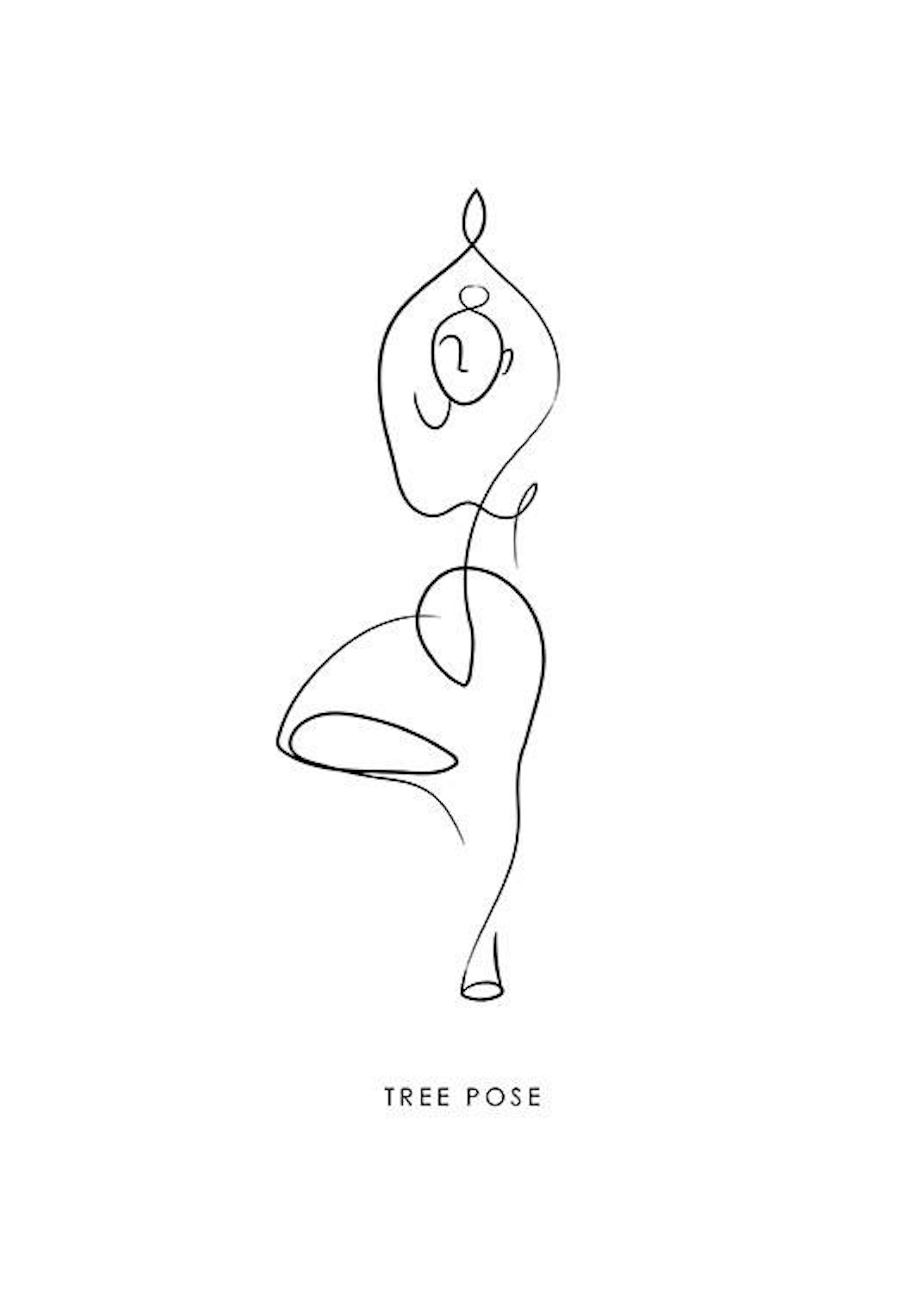 Yoga Pose No2 Affiche