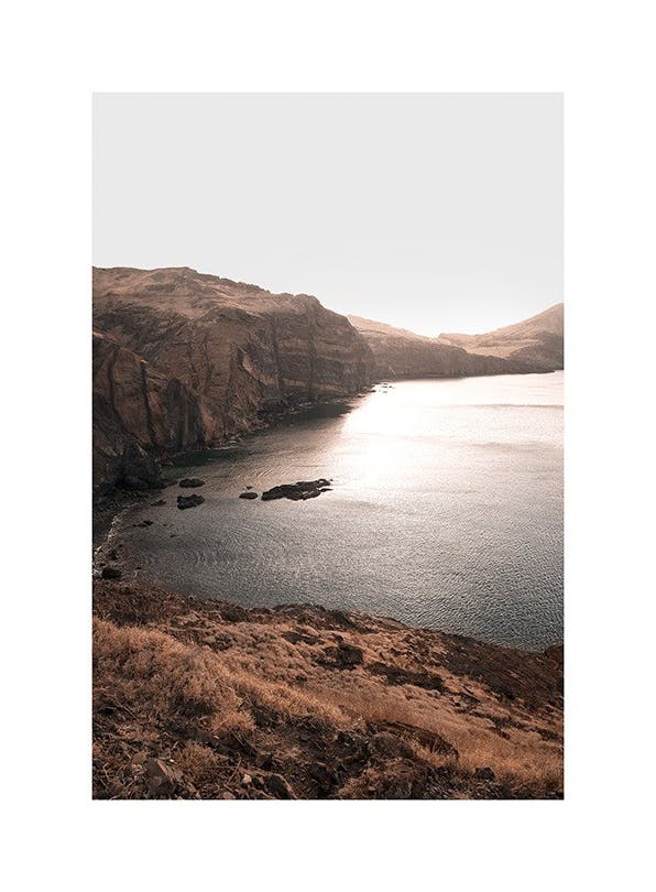 Madeira Cliff Plakat (30x40 cm)- Morski pejzaż