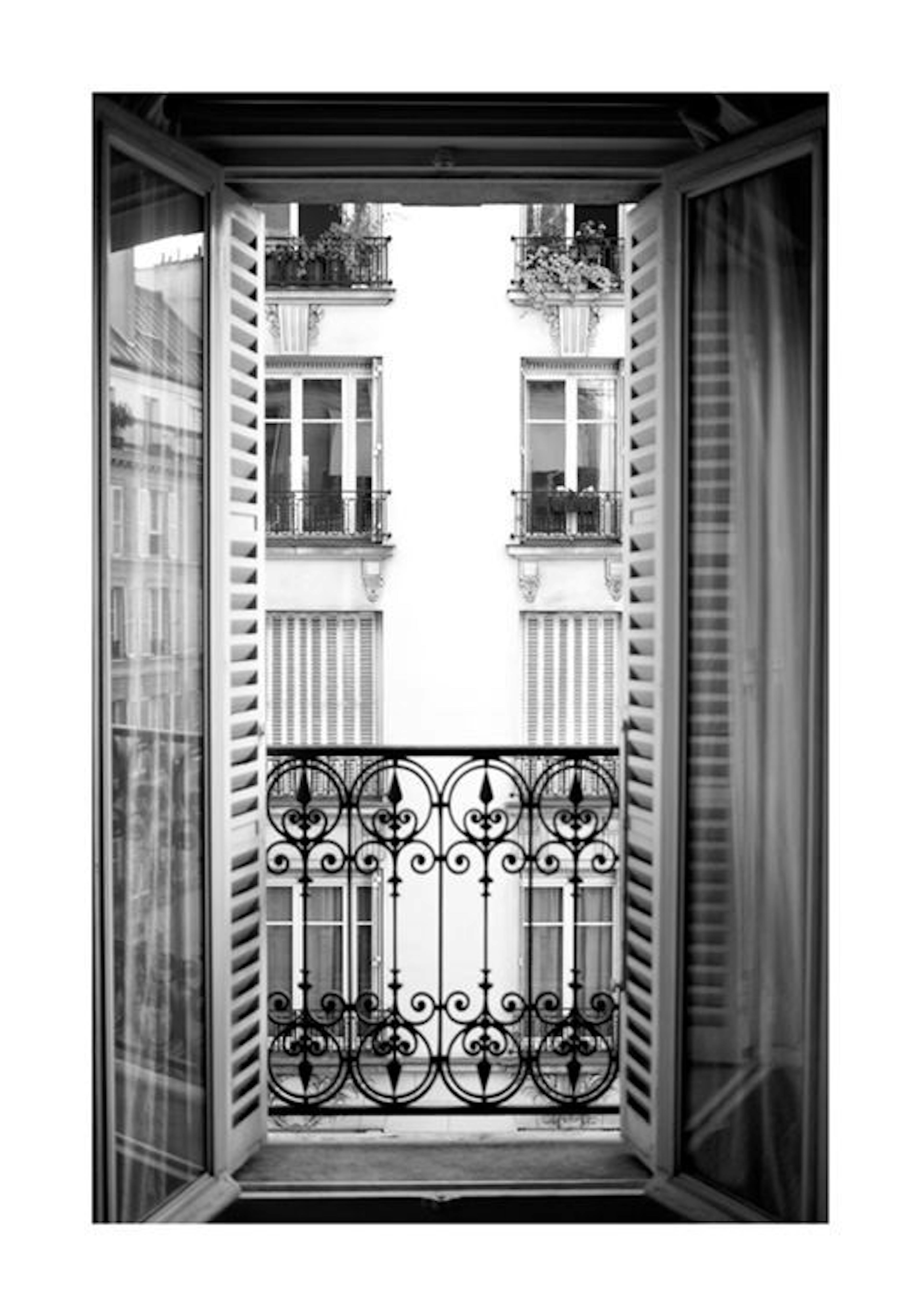 Parisian Balcony Print 0