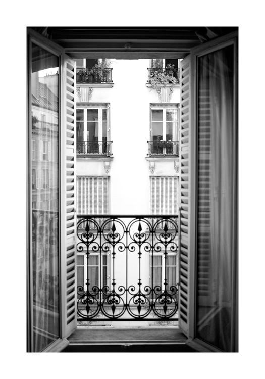 Parisian Balcony Plakat 0