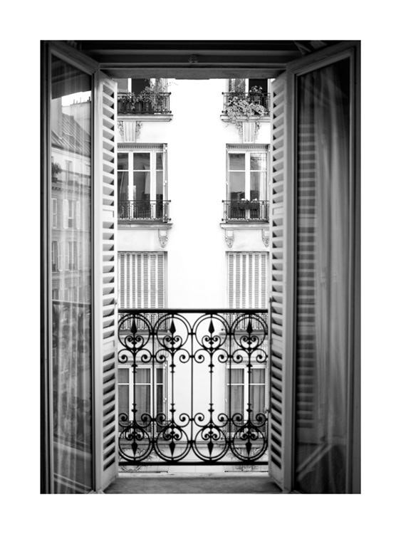 Parisian Balcony Plakat 0