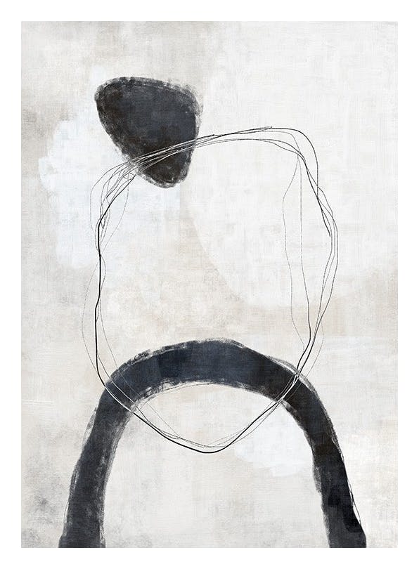 Painted Abstract No2 Plakat (70x100 cm)- Sztuka abstrakcyjna