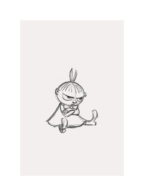 Prints - Little My No1 Print (50x70 cm) - Moomin illustrations
