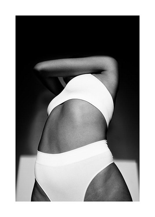 White Underwear Poster 0