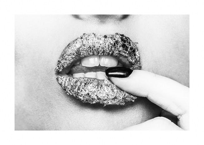 Metallic Lips Poster 0