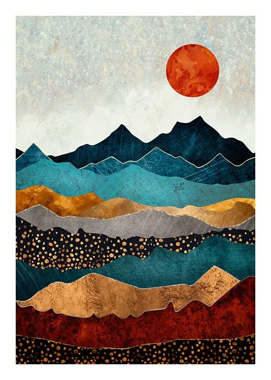 SpaceFrog Designs - Amber Dusk Plakat 0
