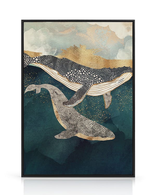 Canvas Prints Bond II Canvas print (50x50 cm - Black Frame)