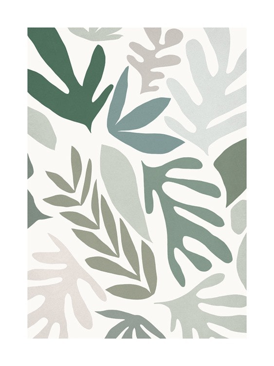 Leaf Pattern Poster 0