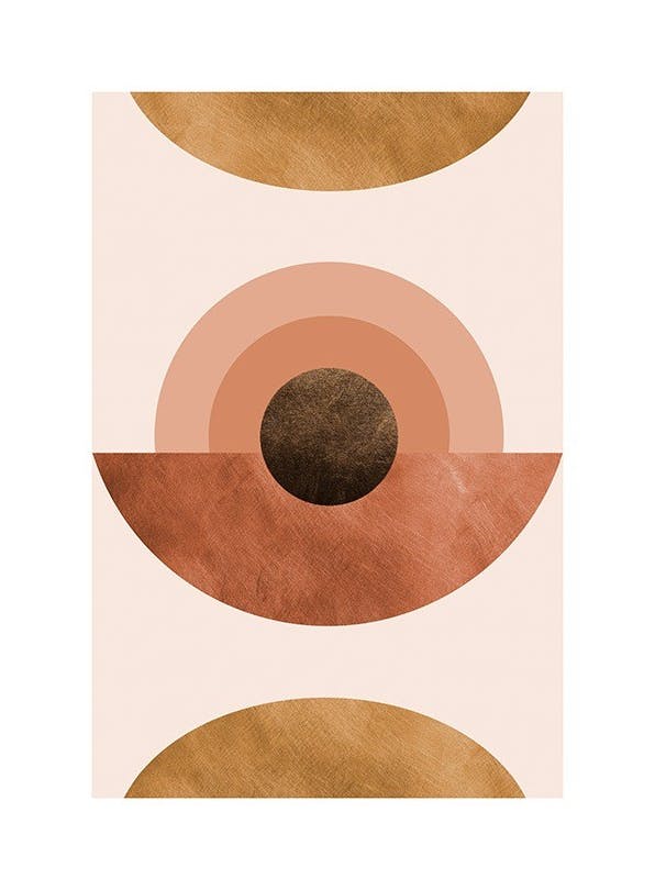 Abstract Terracotta Poster (50x70 cm)- Arte grafica e poster