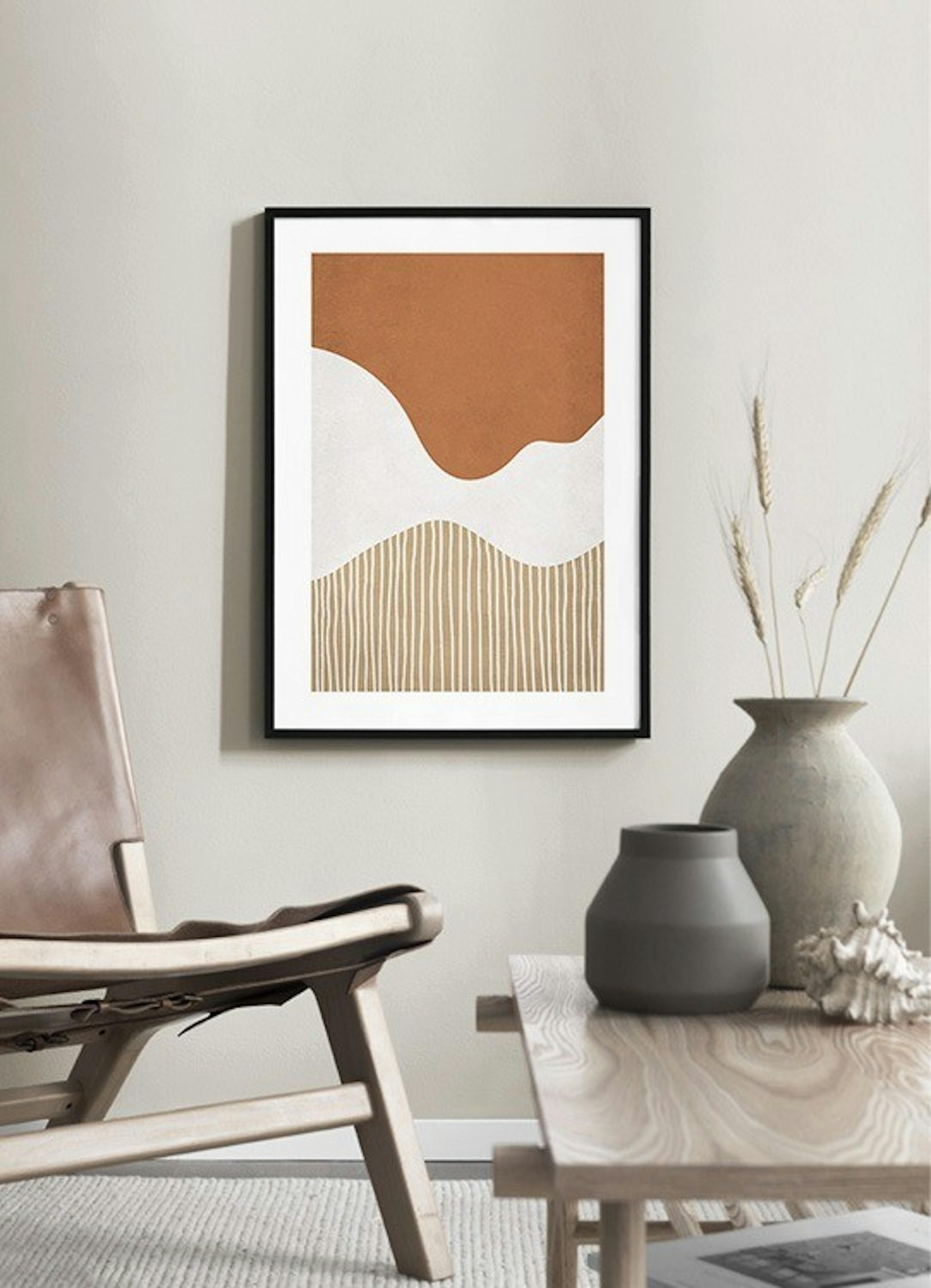 Abstract Shapes and Lines Print