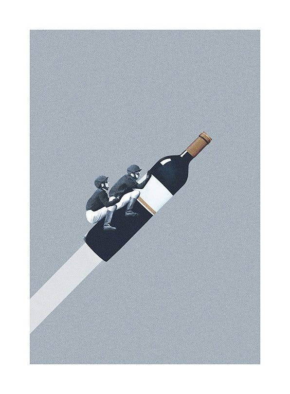 Maarten Leon - We Ride Until Dawn Poster (50x70 cm)