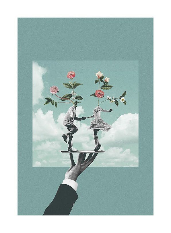 Maarten Leon - Let's Go Dancing Poster (30x40 cm)