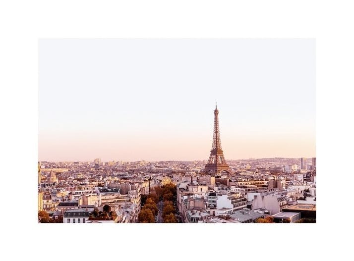 Paris Dawn Plakat (50x70 cm)- Paryż