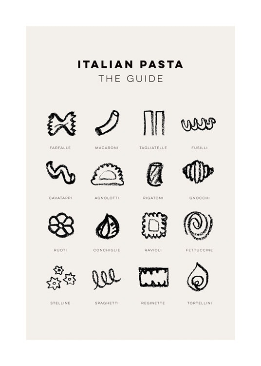 Pasta Guide Poster 0