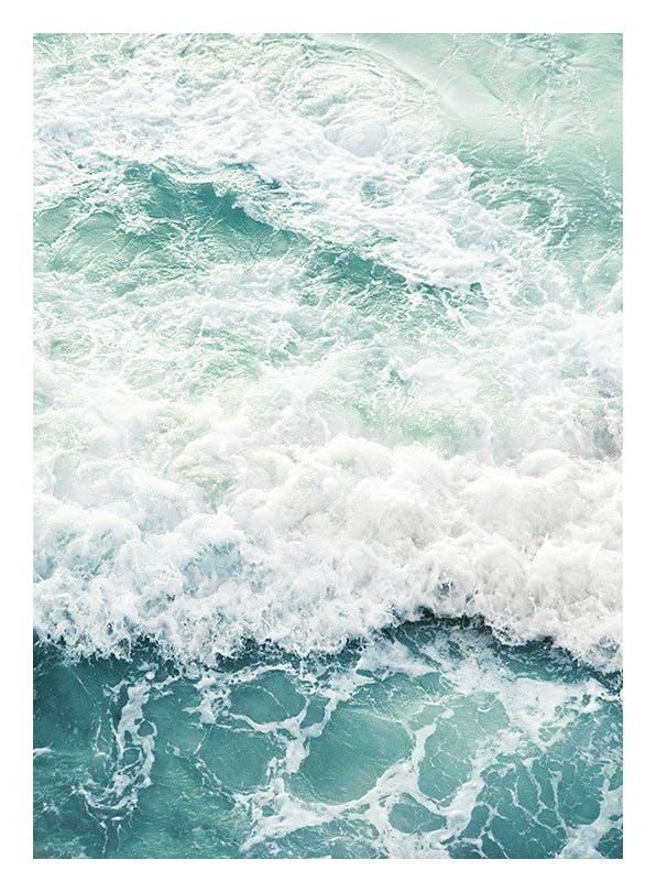 Foamy Ocean Poster (30x40 cm)-Poster
