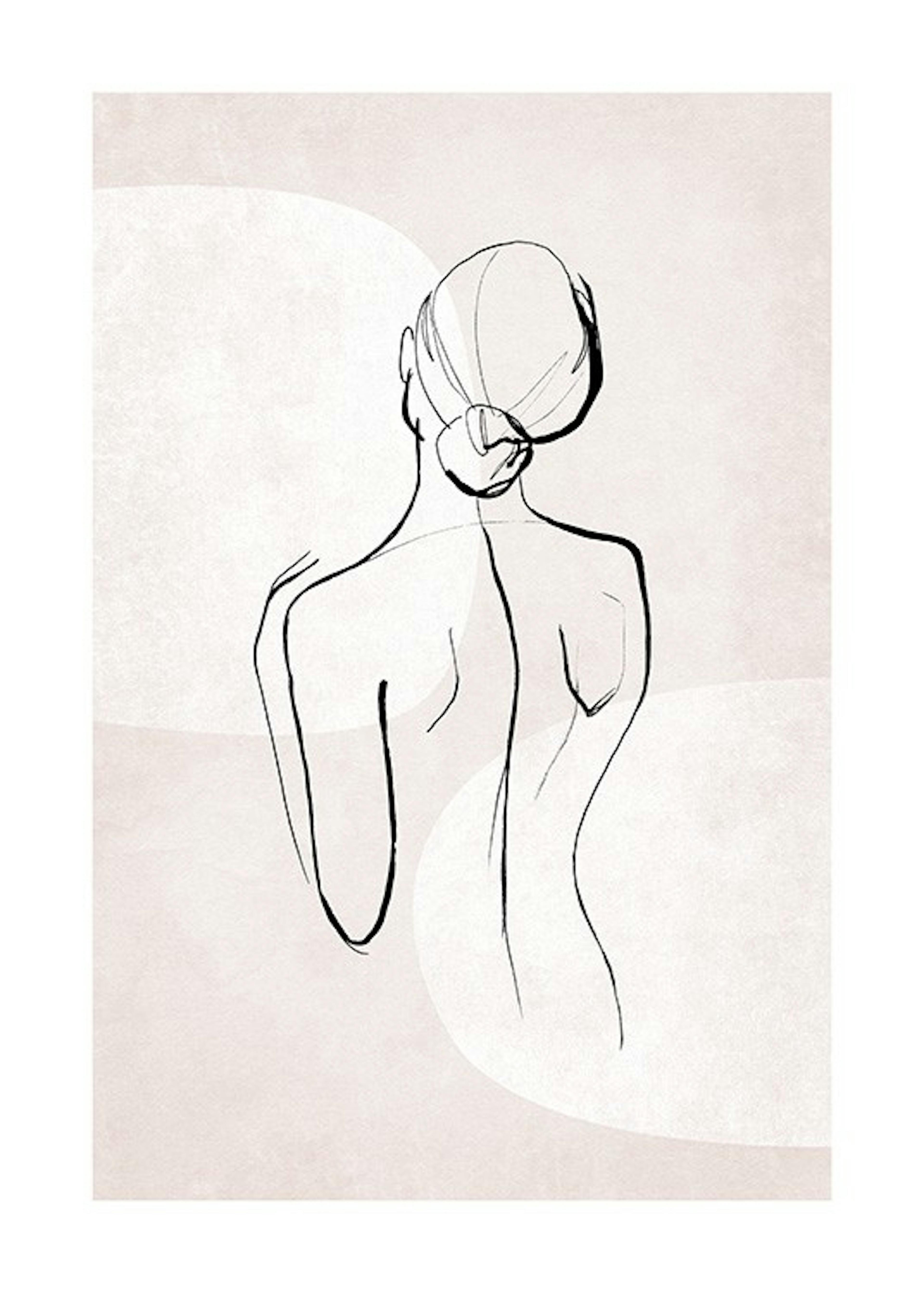Female Sketch Forms No1 Print
