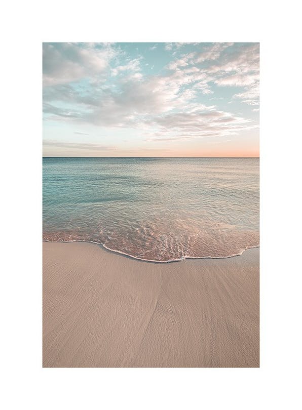 Calm Beach Plakat (30x40 cm)- Obrazy plaży