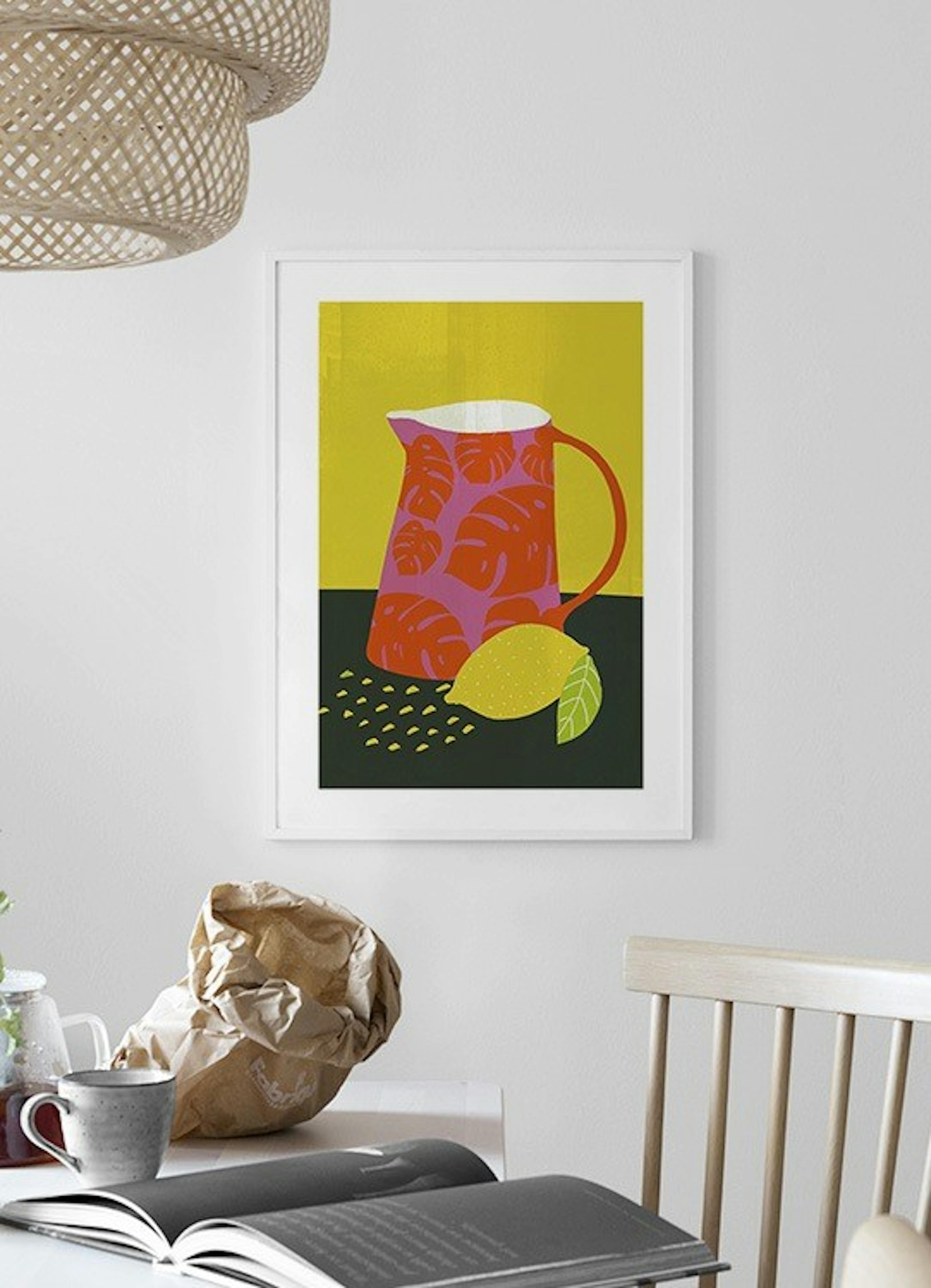 Lemon and Jug Plakat