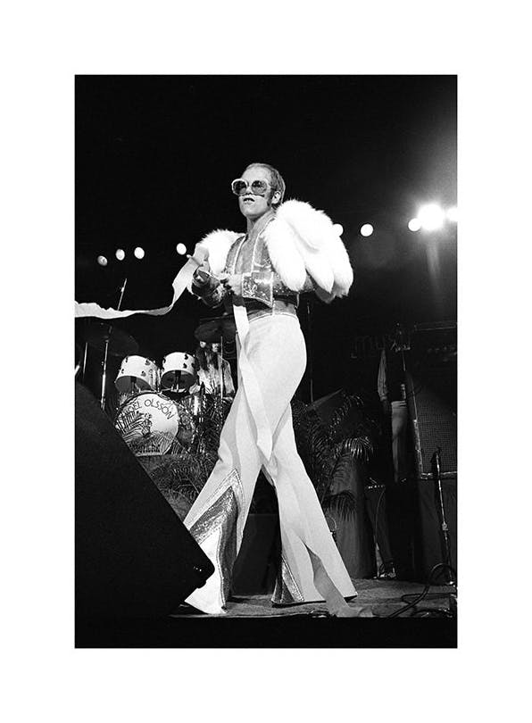 Elton John Juliste (50x50 cm)  Iconic photos