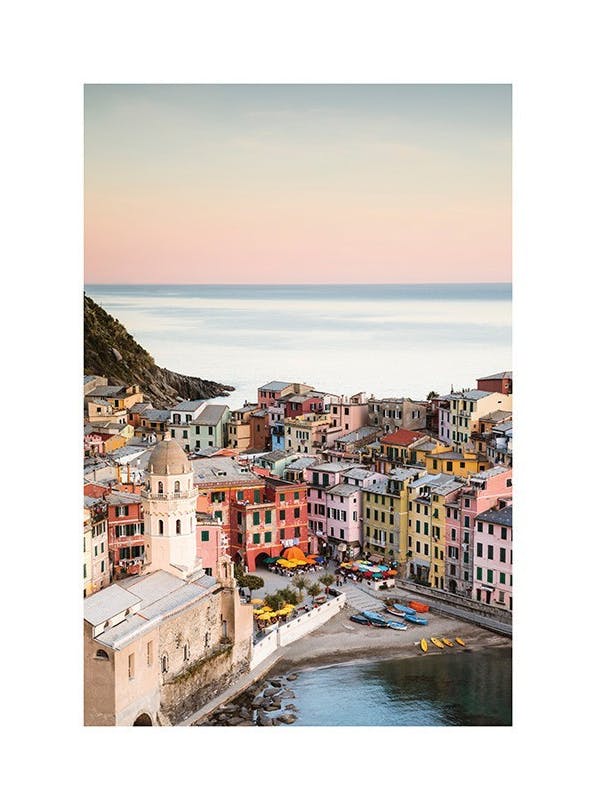 Vernazza Sunset Poster (50x70 cm)
