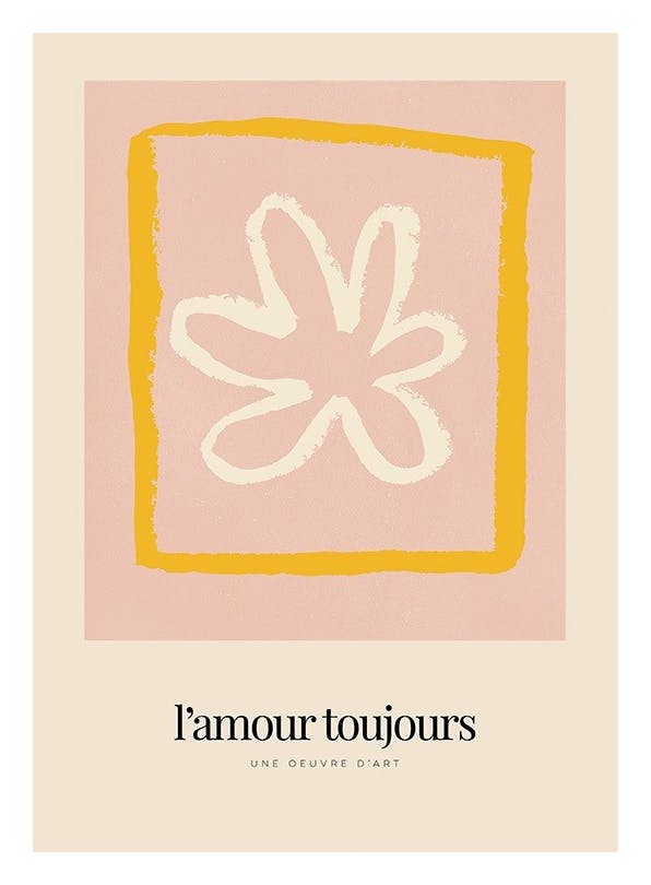 Toujours Plakat (30x40 cm)- Sztuka