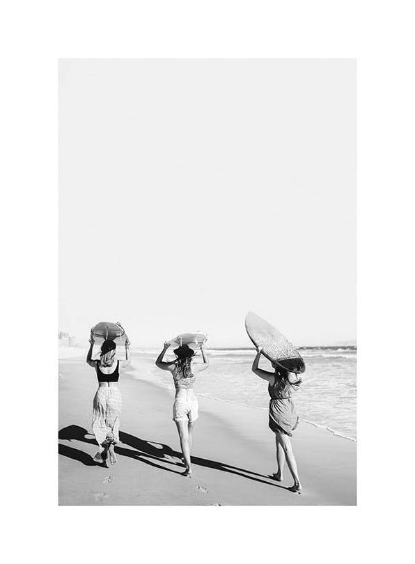 Prints - Catch a Wave Print (30x40 cm) - Black & white prints