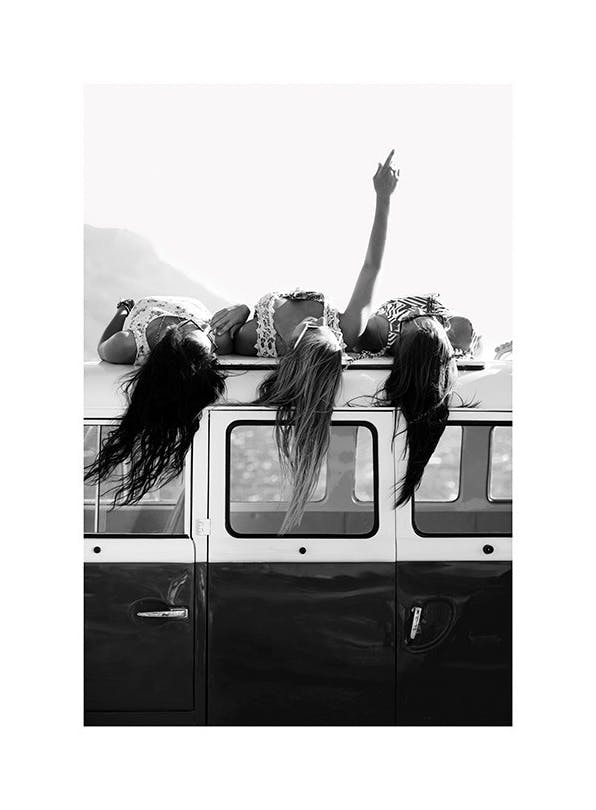 Roadtrip Friends Poster (30x40 cm)