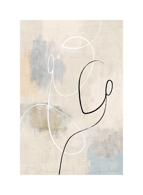 Prints - Dual Lines No1 Print (21x30 cm) - Art prints