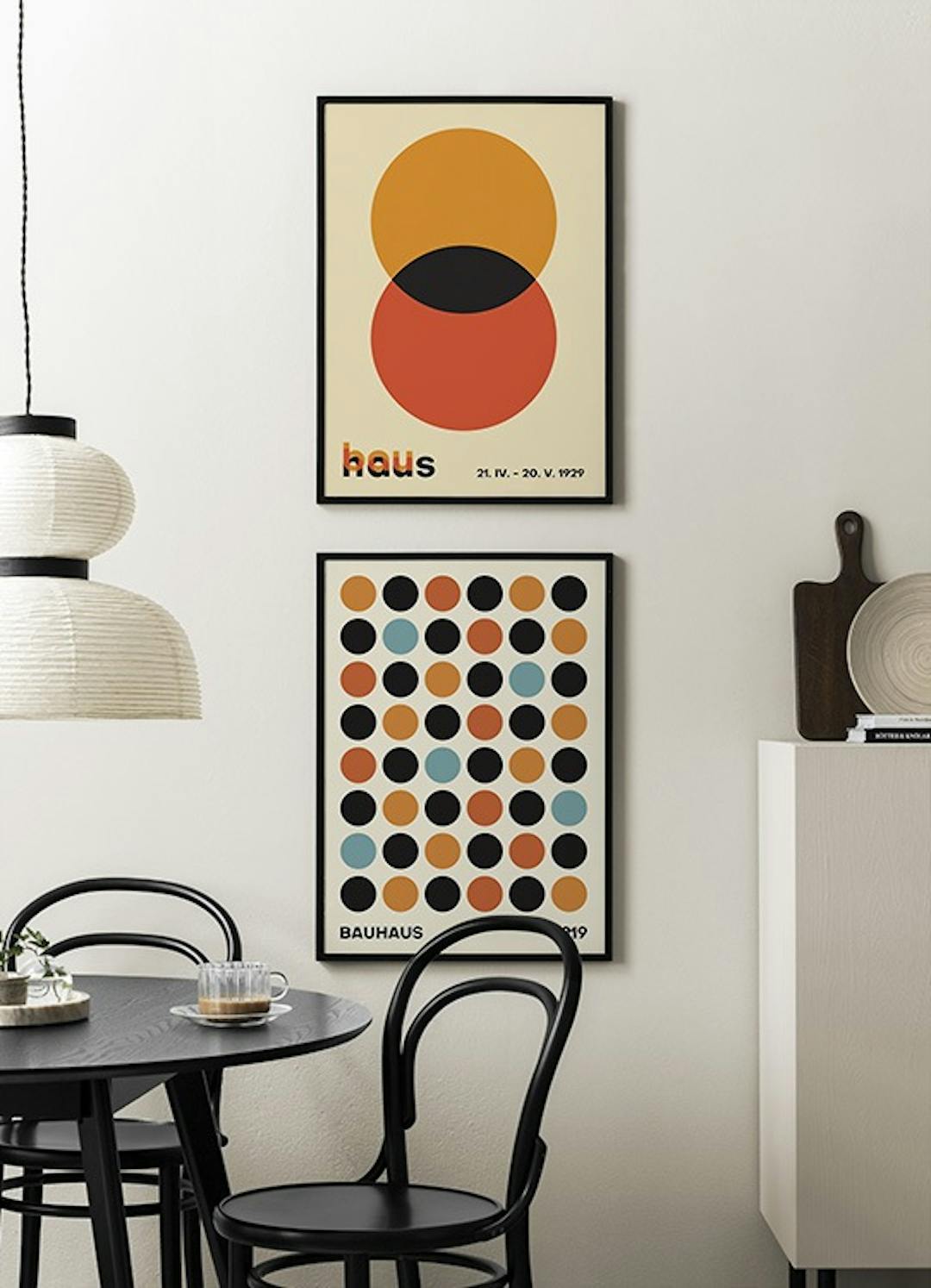 Bauhaus Circles Poster - Colourful circles - Desenio.co.uk