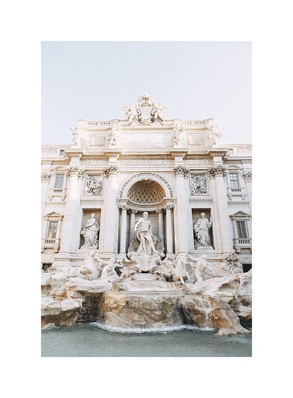 Fontana Di Trevi Poster (50x70 cm)-Poster