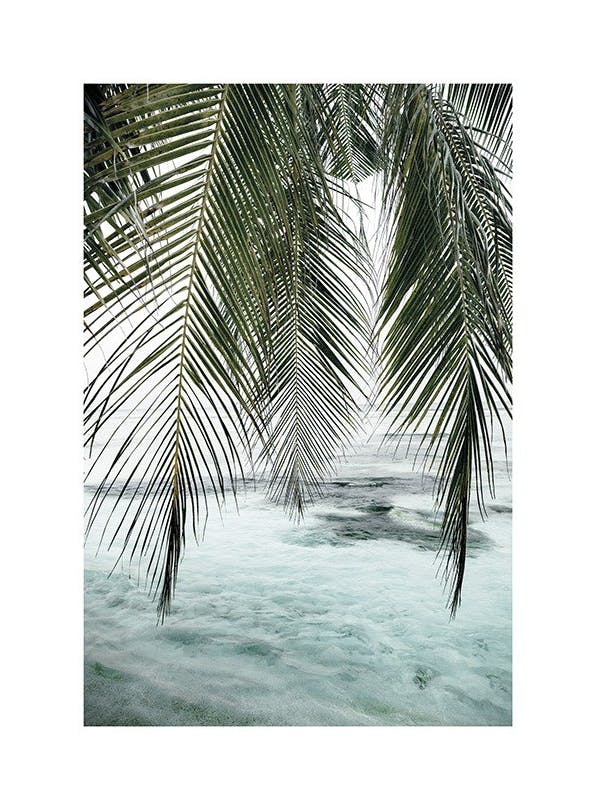 Ocean Palm Print (30x40 cm)