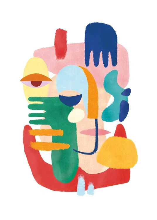 Colorful Abstract No1 Poster 0