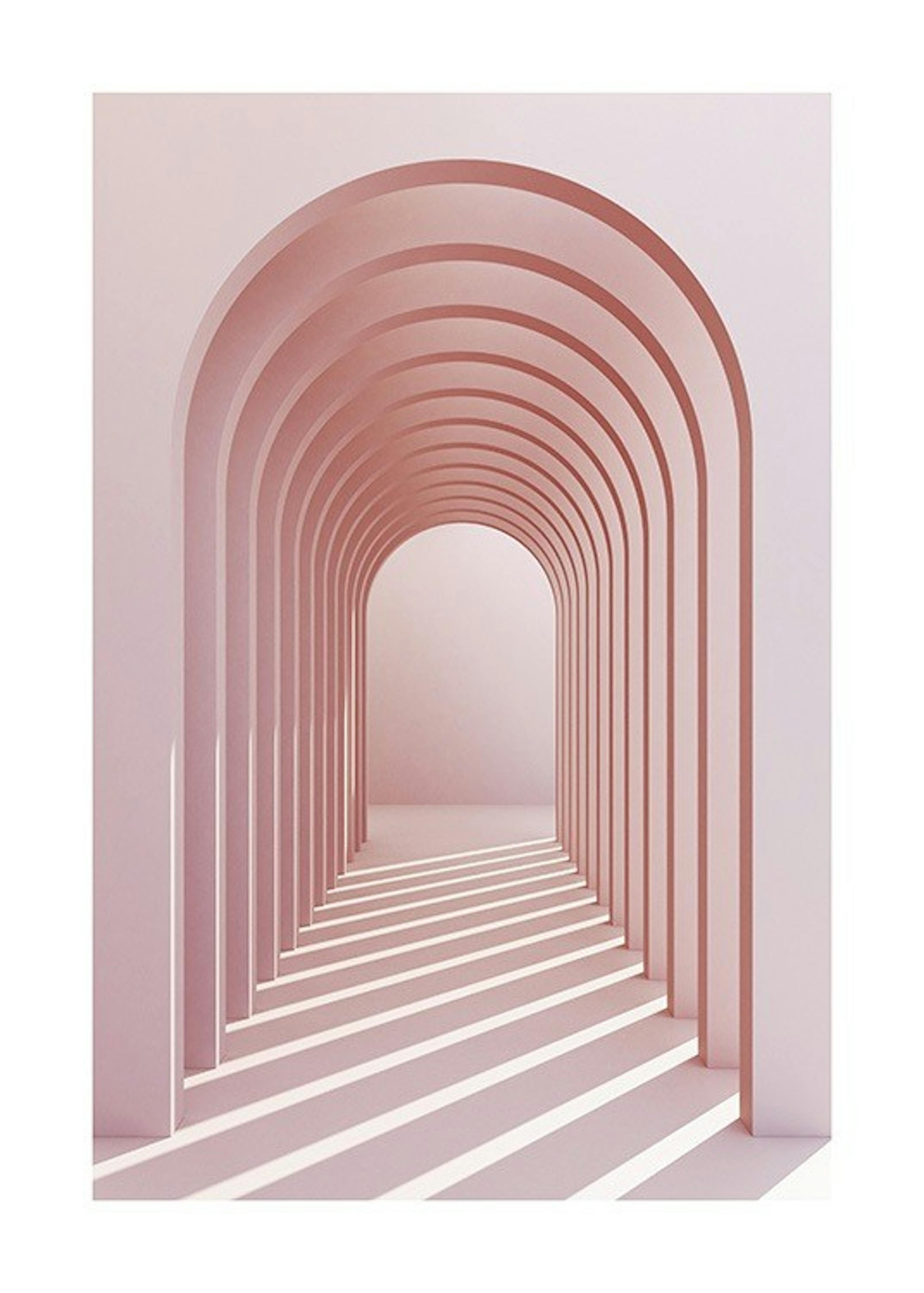Pink Archway Poster 0