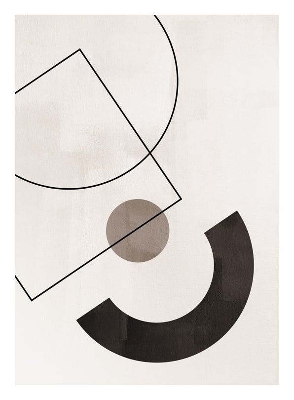 Prints - Graphic Composition No3 Print (30x40 cm) - Art prints
