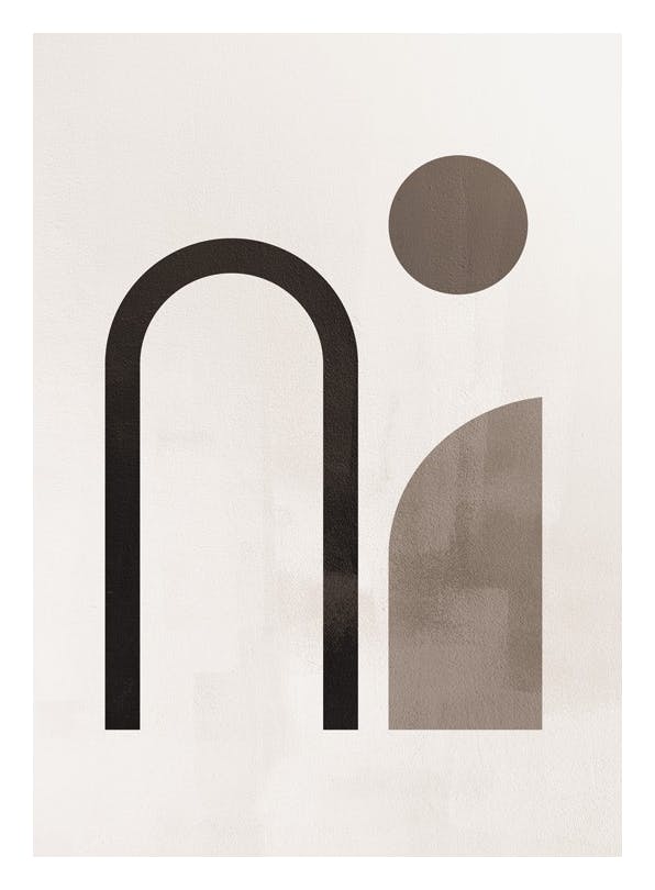 Prints - Graphic Composition No4 Print (50x70 cm) - Art prints