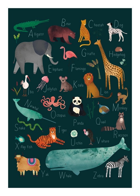 Alphabet Animals 2 Poster 0
