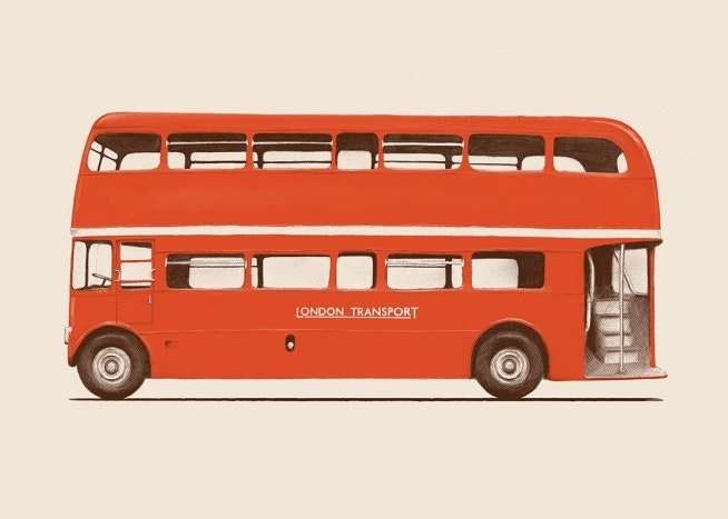 Double Decker Bus Poster 0