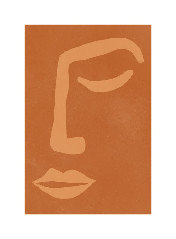 Hazel Face Print (50x70 cm)