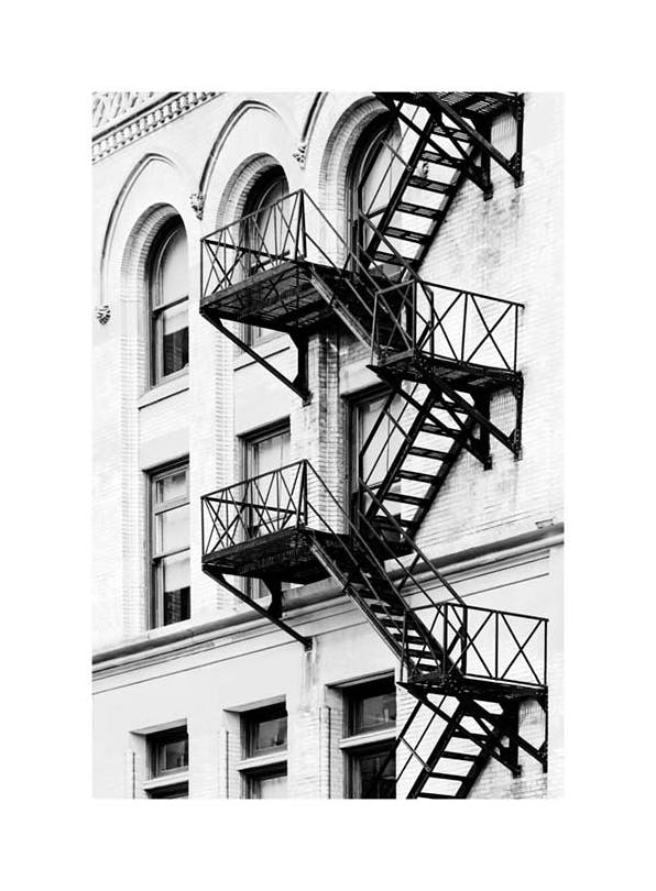 New York Fire Escape Poster (30x40 cm)