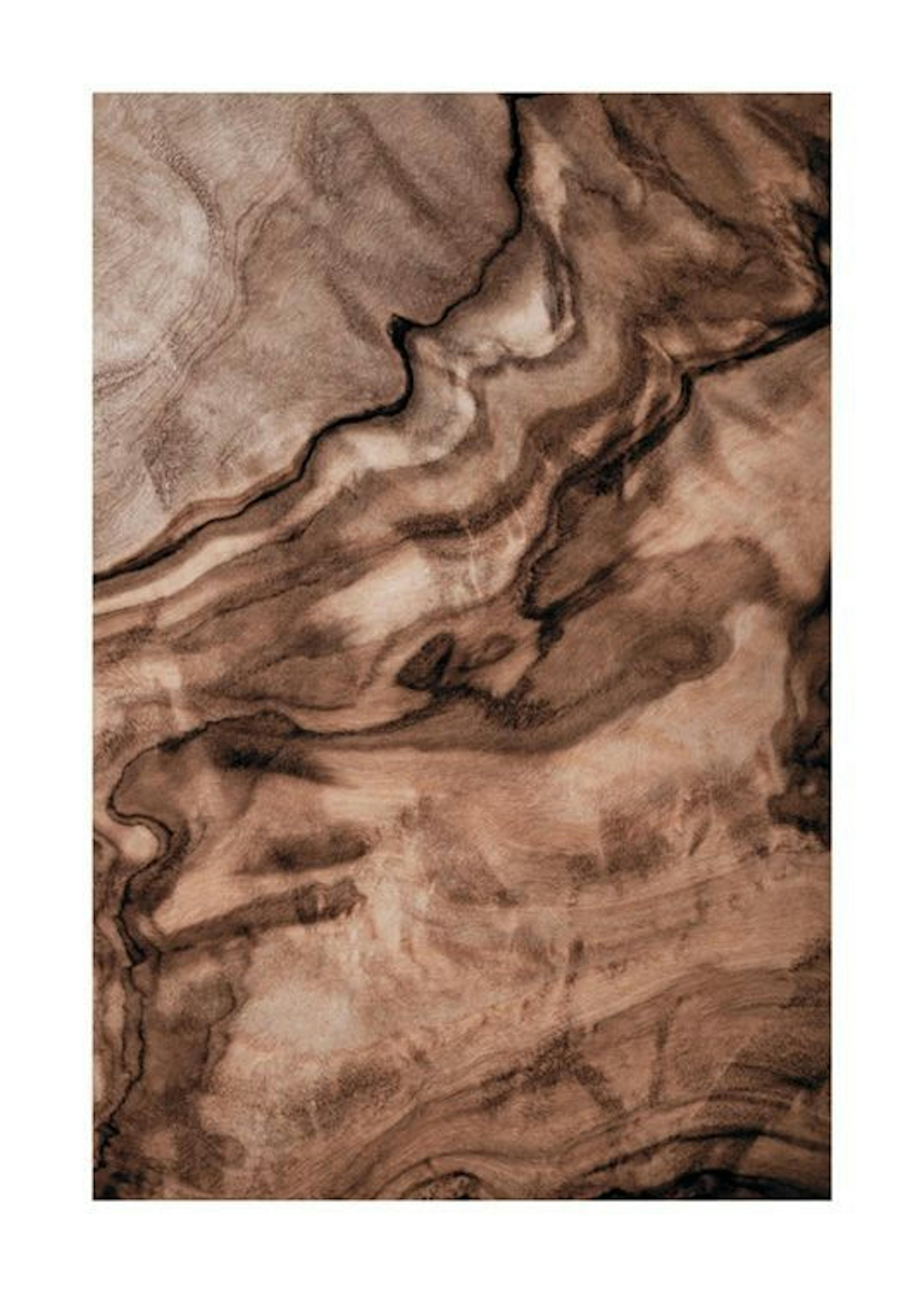 Abstract Wood Print 0