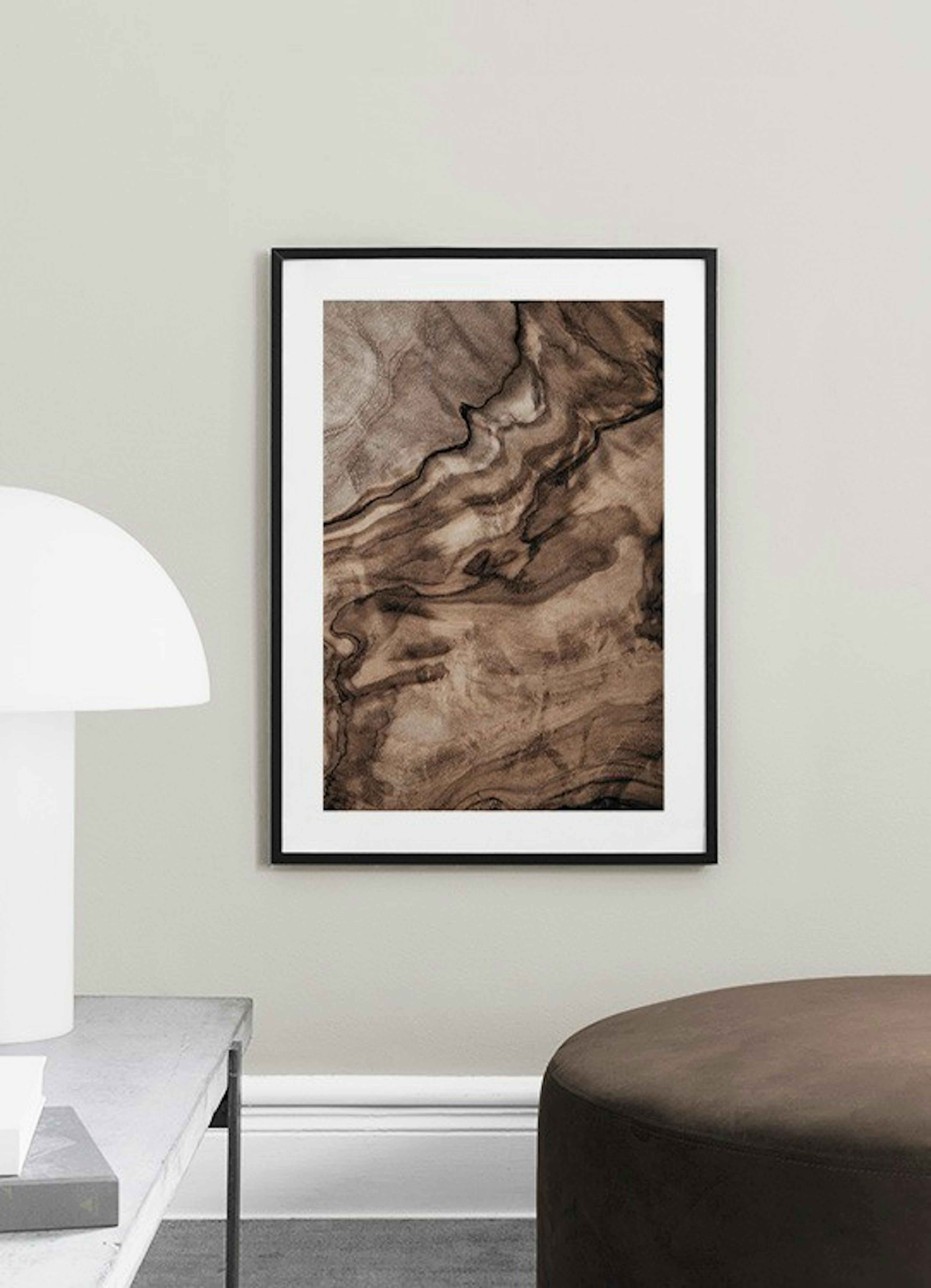 Abstract Wood Plakat