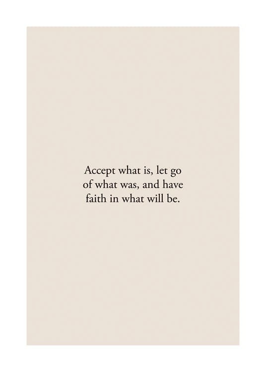 Accept What Is Poster 0