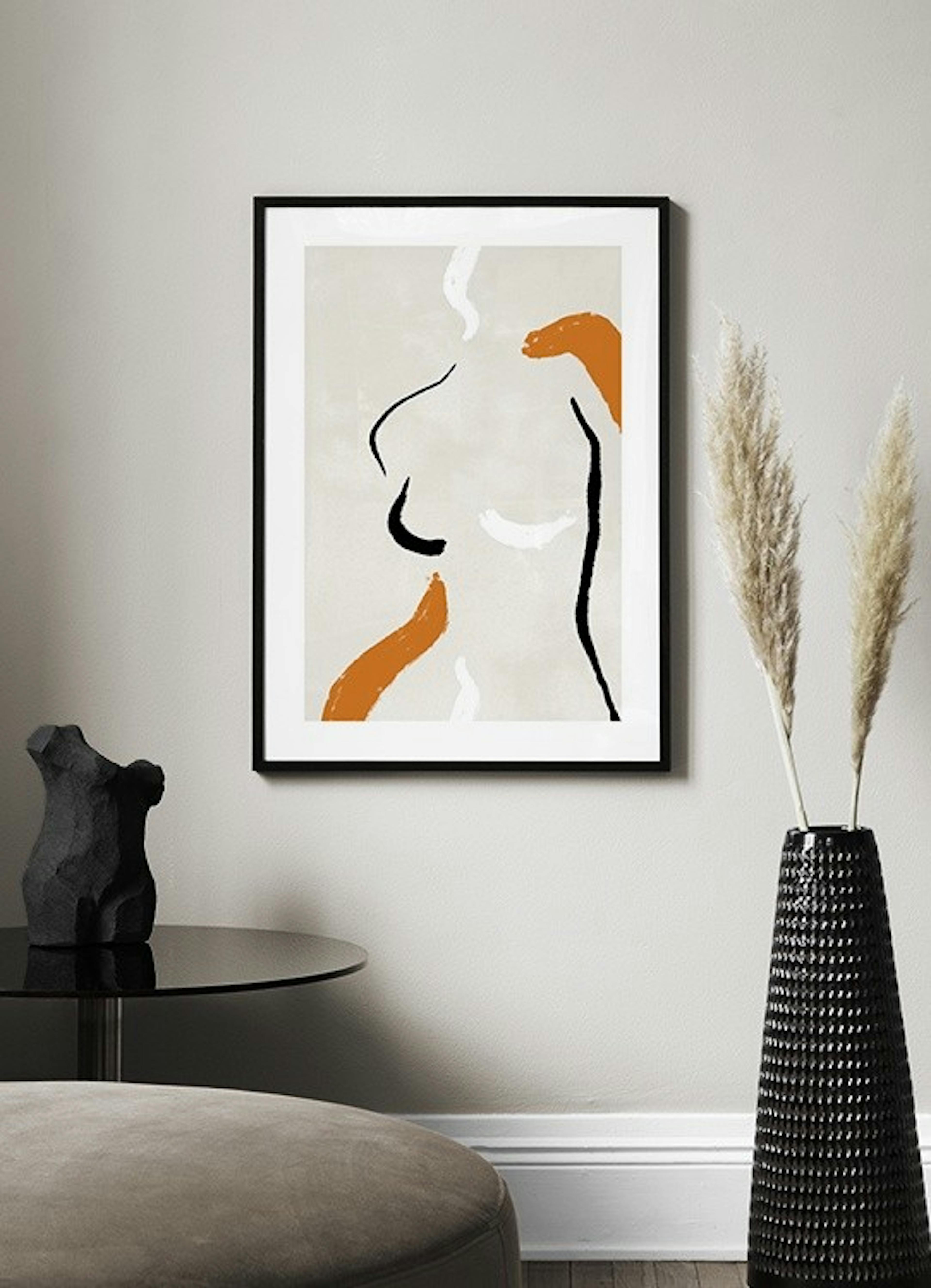 Figurative Strokes No2 Affiche