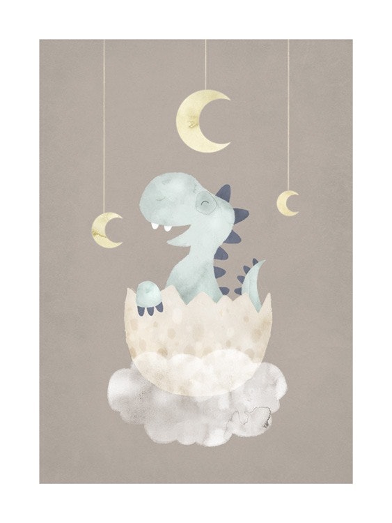 Baby Dinosaur No2 Plakat 0