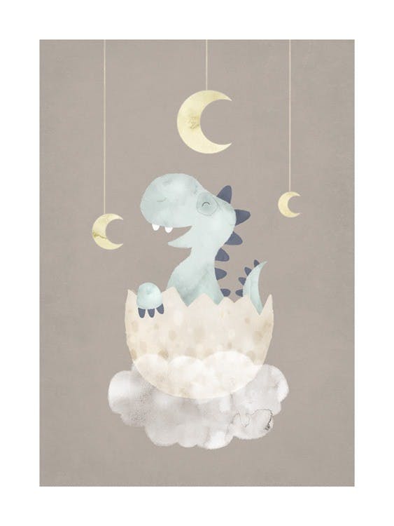 Baby Dinosaur No2 Poster 0