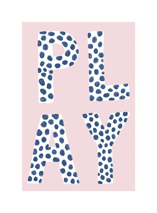 Prints - Play Print (30x40 cm) - Kids posters