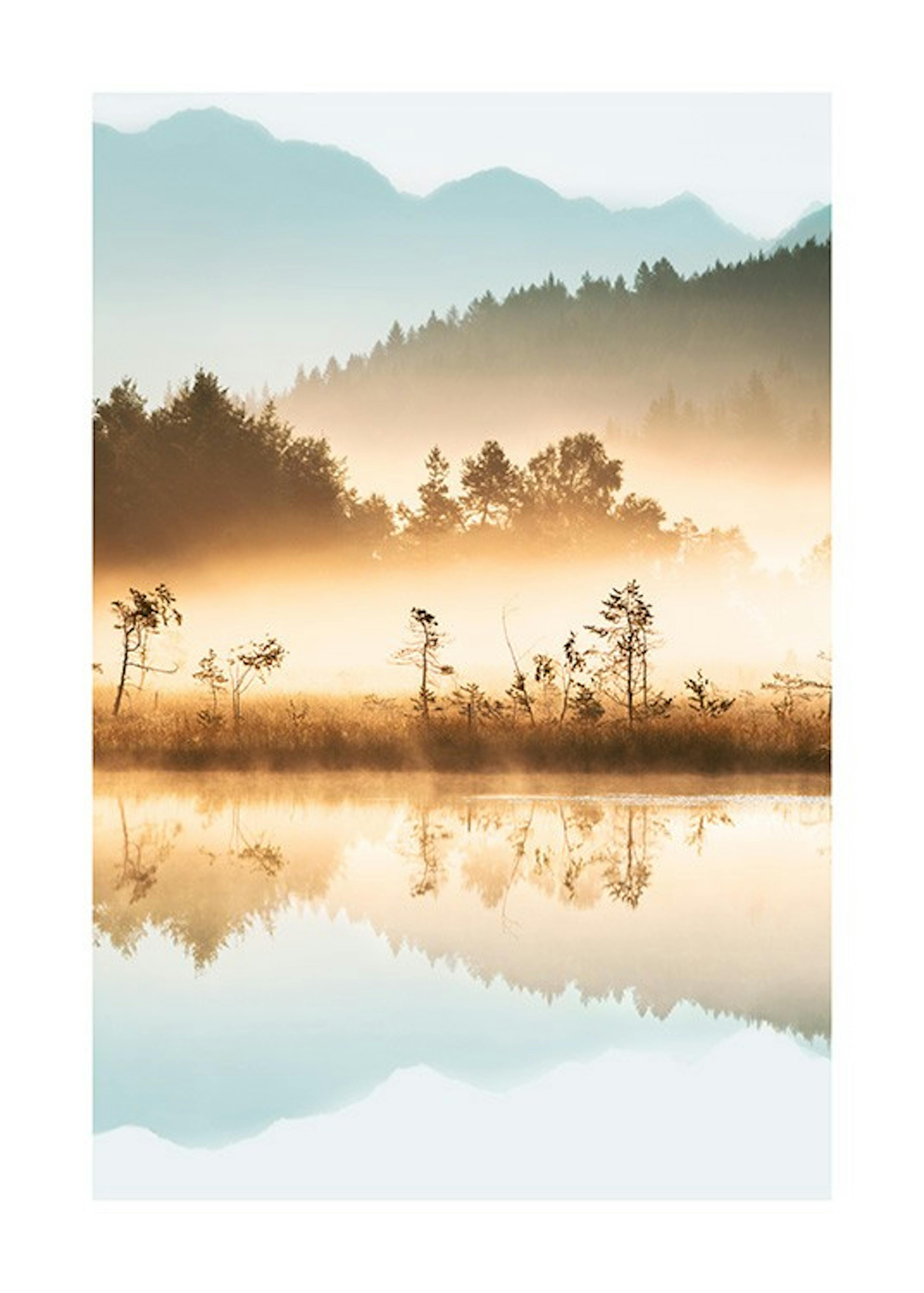 Misty Sunrise Plakát