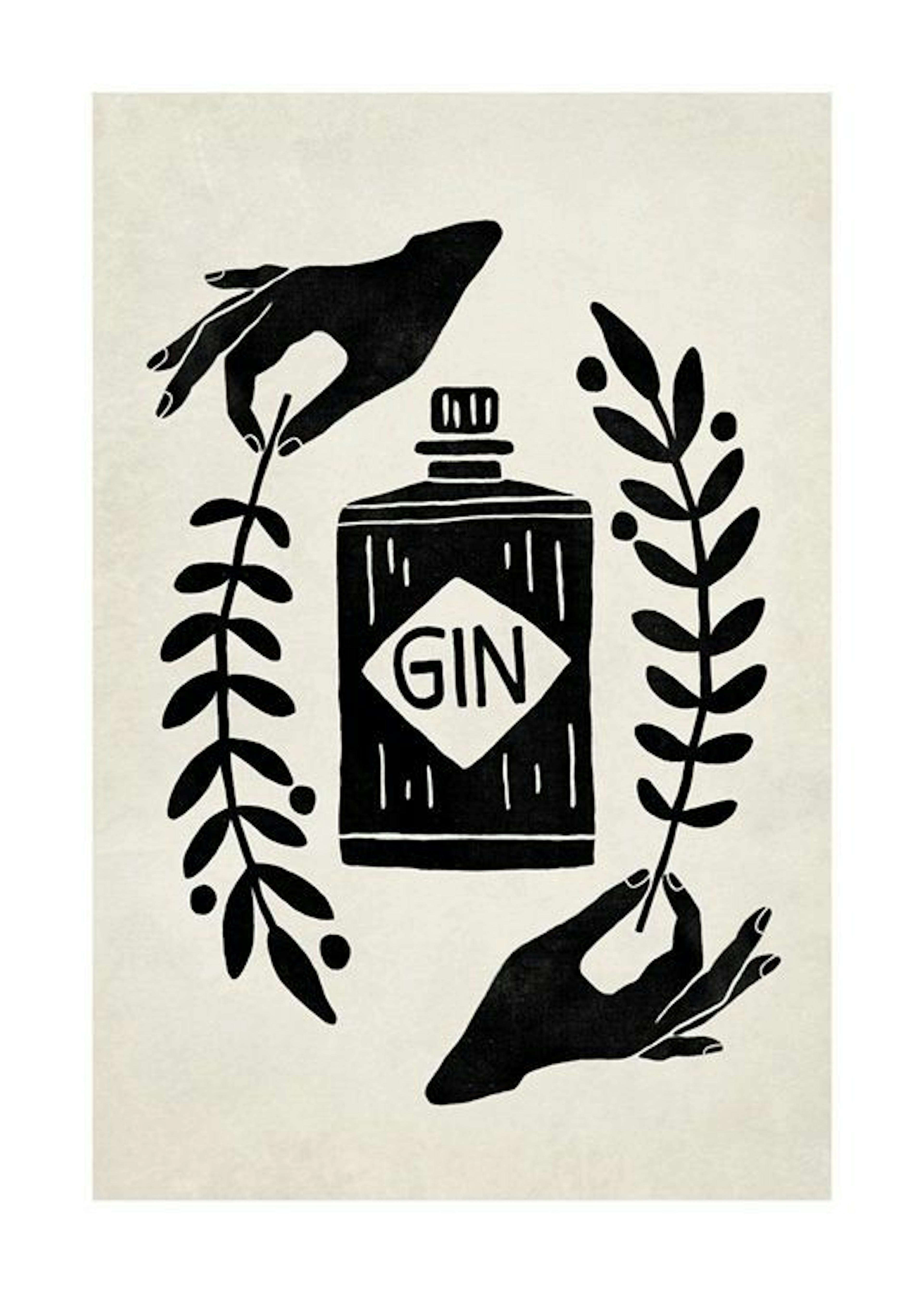 Let the Fun Be Gin Print