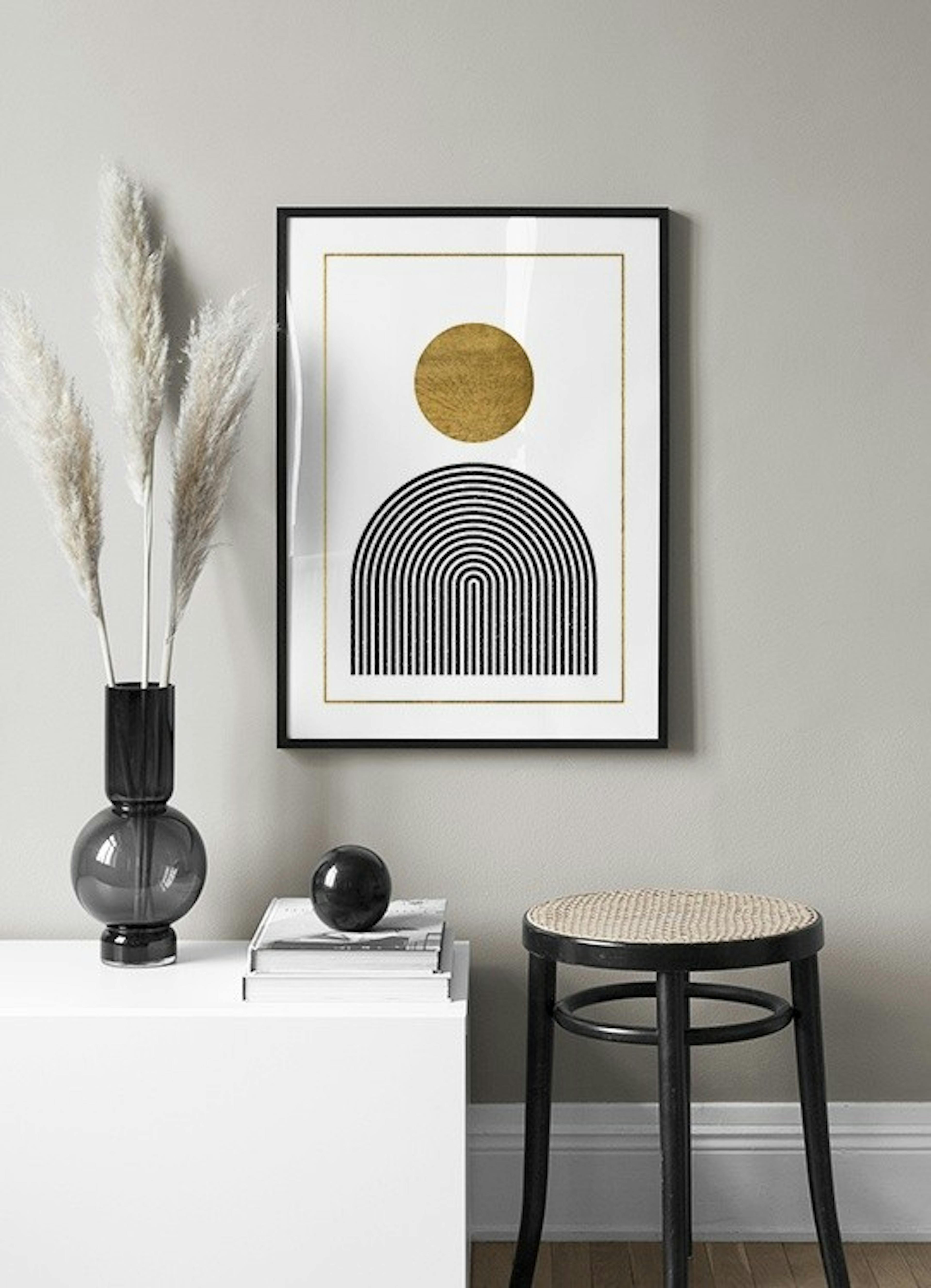 Golden Moonlight Print