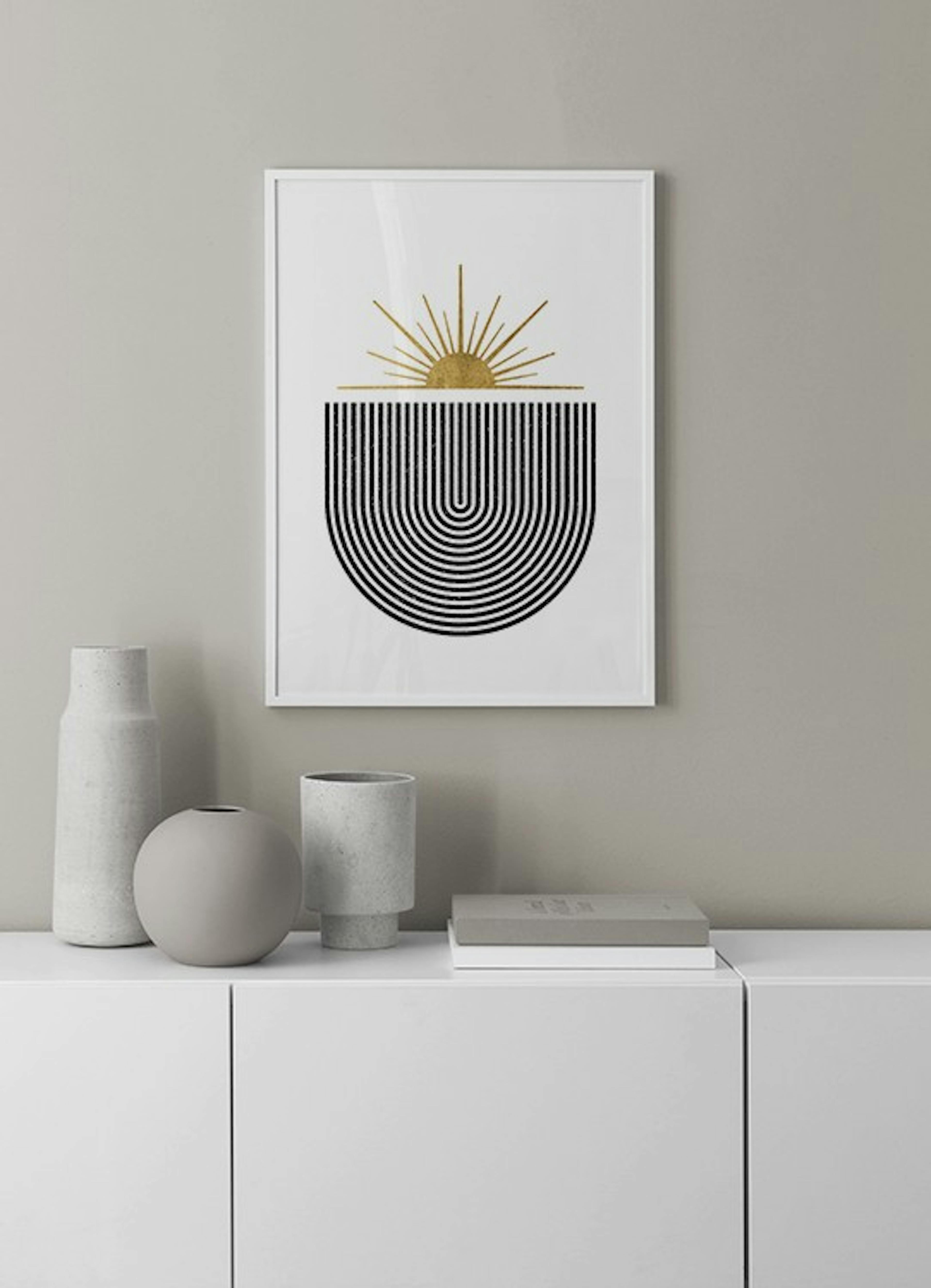 Golden Sunrise Poster